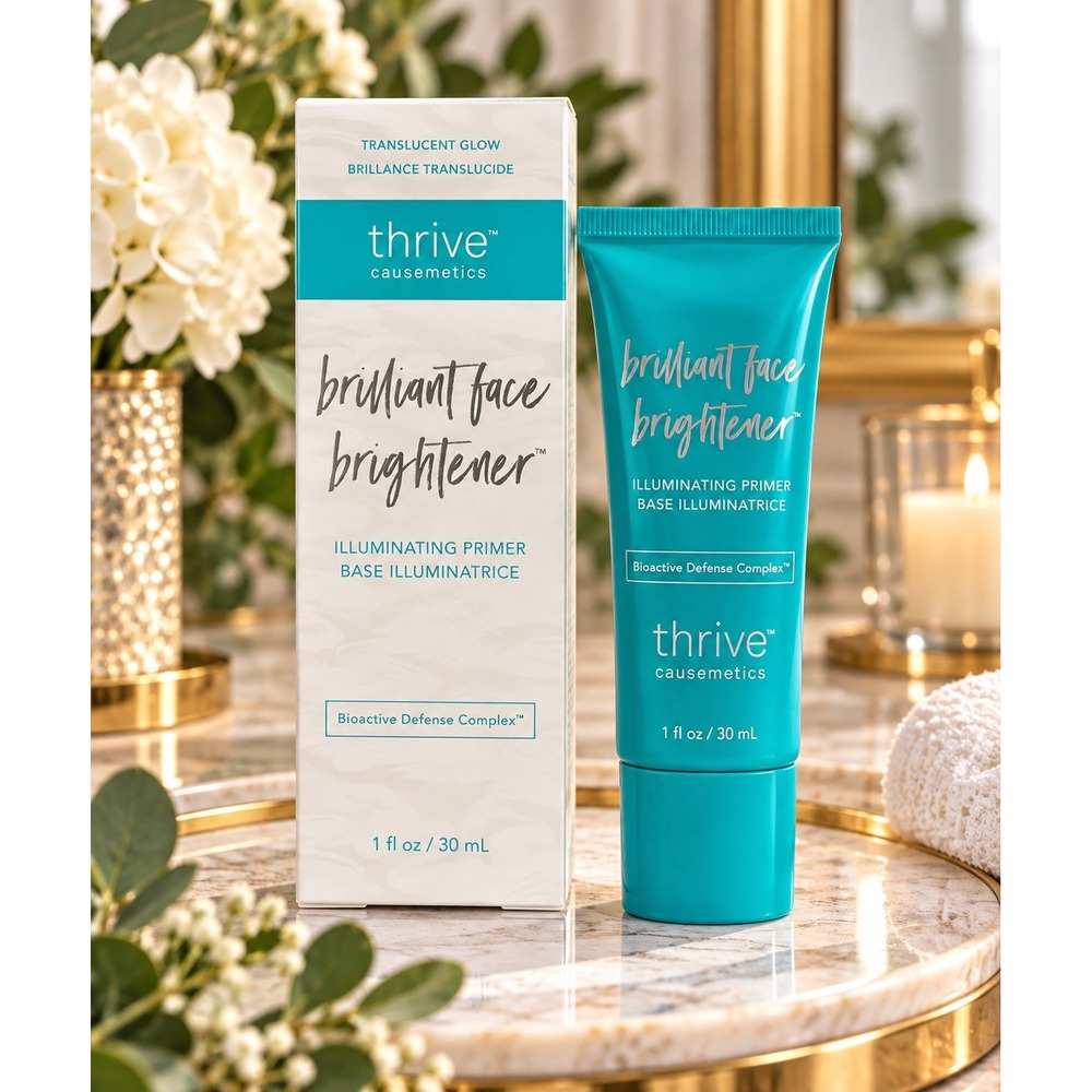 Thrive Causemetics Illuminating Primer Brilliant Face Brightener Glow 1oz / 30mL